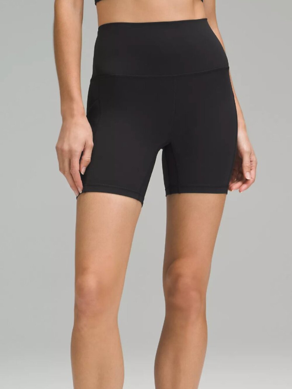 Lululemon Align High-Rise Shorts w/Pockets 6" - Size 6 - Black